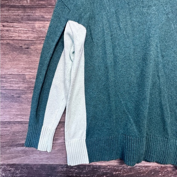 Talbots Green Cowl Neck Sweater with Soft Texture - Picture 3 of 11